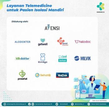 11 Platform Telemedicine Gratis Yang Dapat Diakses Pasien Isoman